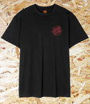 Santa Cruz, Fever, Dream, Mono, Dot, T‑Shirt, Black, Level Skateboards, Brighton, Local Skate Shop, Independent, Skater owned and run, south coast, Level Skate Park.