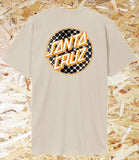 Santa Cruz, Meyer, Freestyle, Dot, T-Shirt,  Chalk, Level Skateboards, Brighton, Local Skate Shop, Independent, Skater owned and run, south coast, Level Skate Park.
