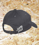 Santa Cruz Wildflower Cap - Black Wash, Level Skateboards, Brighton, Local Skate Shop, Independent, Skater owned and run, south coast, Level Skate Park.