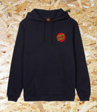 Santa Cruz, Classic, Dot, Chest, Hoodie, Black, Level Skateboards, Brighton, Local Skate Shop, Independent, Skater owned and run, south coast, Level Skate Park.