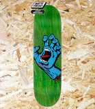 Santa Cruz, Logo, Screaming Hand, Deck, 8.8", Green, Level Skateboards, Brighton, Local Skate Shop, Independent, Skater owned and run, south coast, Level Skate Park.