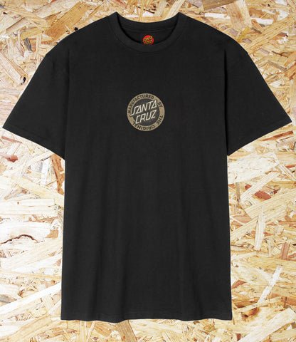 Santa Cruz, Carved, MFG, T-Shirt, Black, Level Skateboards, Brighton, Local Skate Shop, Independent, Skater owned and run, south coast, Level Skate Park.