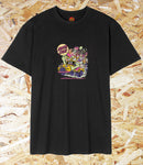 Santa Cruz, Johnson, Beast, Wagon, T-shirt, Black, Level Skateboards, Brighton, Local Skate Shop, Independent, Skater owned and run, south coast, Level Skate Park.