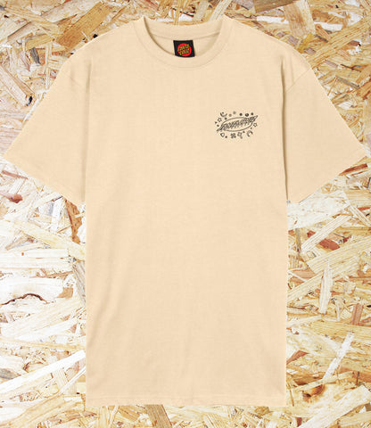 Santa Cruz, Witchdoctor, Mono, Tee, Vanilla, Level Skateboards, Brighton, Local Skate Shop, Independent, Skater owned and run, south coast, Level Skate Park.