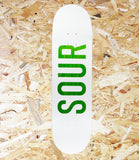 Sour, Army, White & Green, Wood, Deck, 8.25, Level Skateboards, Brighton, Local Skate Shop, Independent, Skater owned and run, south coast, Level Skate Park.