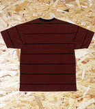 Spitfire, Bighead, Emb, Stripe, Tee, Burgundy, Black, Level Skateboards, Brighton, Local Skate Shop, Independent, Skater owned and run, south coast, Level Skate Park.