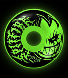 Spitfire F4 99Du Deathmask II Bighead Radial Full Wheels - 54mm (Glow), Level Skateboards, Brighton, Local Skate Shop, Independent, Skater owned and run, south coast, Level Skate Park.