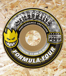 Spitfire, Formula Four, Conical, 99D 54mm, Wheels, Yellow. Level Skateboards, Brighton, Local Skate Shop, Independent, Skater owned and run, south coast, Level Skate Park.