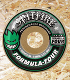 Spitfire, Forumla Fours, Conical, 101d, Green, Wheels. Level Skateboards, Brighton, Local Skate Shop, Independent, Skater owned and run, south coast, Level Skate Park.