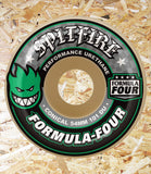 Spitfire, Forumla Fours, Conical, 101d, 53mm, Green, Wheels. Level Skateboards, Brighton, Local Skate Shop, Independent, Skater owned and run, south coast, Level Skate Park.