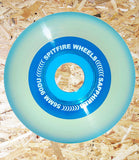 pitfire, Soft, Wheels, Sapphires, 90DU outer, 101DU core, 56mm, Clear Blue, Level Skateboards, Brighton, Local Skate Shop, Independent, Skater owned and run, South coast, Level Skate Park.