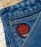 Spitfire, Bighead, Fill, Denim, Shorts, Medium, Stone Wash, Level Skateboards, Brighton, Local Skate Shop, Independent, Skater owned and run, south coast, Level Skate Park.
