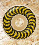 Spitfire X Grimple, F4, Wheels, Furry Classics, 93DU, Yellow / Black, 53MM, Level Skateboards, Brighton, Local Skate Shop, Independent, Skater owned and run, south coast, Level Skate Park.