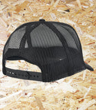 Thrasher Trucker One-Liner Cap - Black, Level Skateboards, Brighton, Local Skate Shop, Independent, Skater owned and run, south coast, Level Skate Park.