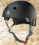 Triple 8, Dual Certified, Helmet, Matte, Black, Level Skateboards, Brighton, Local Skate Shop, Independent, Skater owned and run, south coast, Level Skate Park.