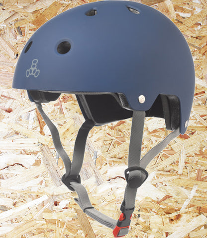 Triple 8, Dual Certified, Helmet, Matte, Blue, Level Skateboards, Brighton, Local Skate Shop, Independent, Skater owned and run, south coast, Level Skate Park.