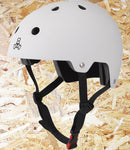 Triple 8, Dual Certified, Helmet, Matte, White, Level Skateboards, Brighton, Local Skate Shop, Independent, Skater owned and run, south coast, Level Skate Park.
