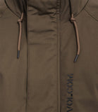 Volcom, Stoke Stone II, 10K, Jacket, Wren, Khaki, (Brown), Level Skateboards, Brighton, Local Skate Shop, Independent, Skater owned and run, south coast, Level Skate Park.