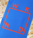 WKND, Royal, Red, Logo, Dip, 8.25, Level Skateboards, Brighton, Local Skate Shop, Independent, Skater owned and run, south coast, Level Skate Park.