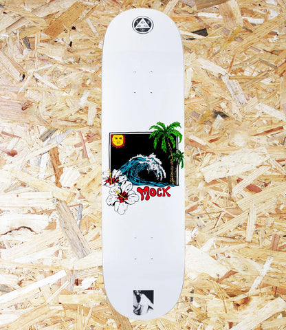 Welcome, Evan Mock, Wave, On, Island, Deck, 8.38, Level Skateboards, Brighton, Local Skate Shop, Independent, Skater owned and run, south coast, Level Skate Park.