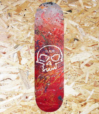 Zero, Bam Margera, Single, Skull, Deck, 8.25, Level Skateboards, Brighton, Local Skate Shop, Independent, Skater owned and run, south coast, Level Skate Park.