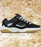 éS, TJ Rogers, skate shoes, Black,White,  Blue, Level Skateboards, Brighton, Local Skate Shop, Independent, Skater owned and run, south coast, Level Skate Park.