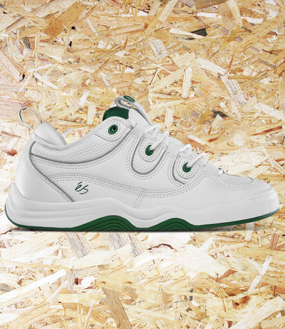 éS, Two Nine 8, Skate Shoes, White, Green, Level Skateboards, Brighton, Local Skate Shop, Independent, Skater owned and run, south coast, Level Skate Park.