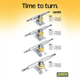 Set of Lurpiv truck sliders with specifications on a gradient background