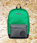 DC Shoes, Backstack, 18.5L Backpack, Green, Large main compartment, External pocket with organiser, Internal padded and elevated laptop sleeve, Padded rear panel, Woven label on shoulder strap, Brighton, Skate Shop, Level Skateboards, Independent 