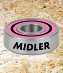 Bronson Speed Co. Bearings Alex Midler Pro G3 - Pink / Green / Purple / Yellow. Level Skateboards, Brighton, Local Skate Shop, Independent, Skater owned and run, south coast, Level Skate Park.