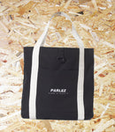 Parlez, Cutter, Tote Bag, Black, Brighton, Skate Shop, Level Skateboards, Independent 