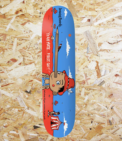Drawing Boards, Pinocchio, Deck, 8.0". Level Skateboards, Brighton, Local Skate Shop, Independent, Skater owned and run, south coast, Level Skate Park.