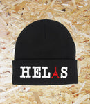 Helas, Tourist, Beanie, Black. Level Skateboards, Brighton, Local Skate Shop, Independent, Skater owned and run, south coast, Level Skate Park.