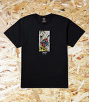 HUF x Marvel Moody Tee - Black. Level Skateboards, Brighton, Local Skate Shop, Independent, Skater owned and run, south coast, Level Skate Park.