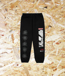 HUF x Marvel Amazing Fleece Pants - Black. Level Skateboards, Brighton, Local Skate Shop, Independent, Skater owned and run, south coast, Level Skate Park.