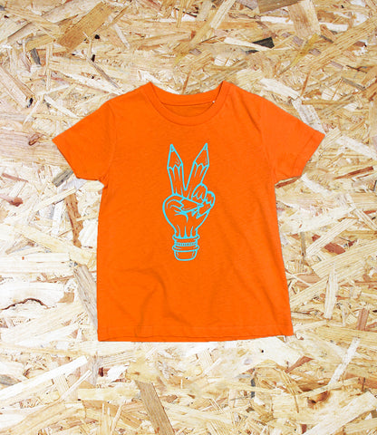 Drawing Boards, Pencil, Peace, Youth, Tee, Orange, Brighton, Skate Shop, Level Skateboards, Independent 