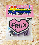 Krux Krome Bolts - Lavender / Blue.