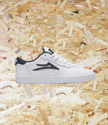 lakai, Cambridge, White, Navy, Leather, Skate Shoes. Level Skateboards, Brighton, Local Skate Shop, Independent, Skater owned and run, south coast, Level Skate Park.