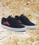 Lakai, Griffin, Skate Shoes, Navy/Coral. Level Skateboards, Brighton, Local Skate Shop, Independent, Skater owned and run, south coast, Level Skate Park.