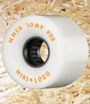 Mini Logo Wheels A.W.O.L 63mm 80A / White, Level Skateboards, Independent Skate shop, Brighton