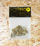 Pig Gold 1" Phillips Bolts. Level Skateboards, Brighton, Local Skate Shop, Independent, Skater owned and run, south coast, Level Skate Park.