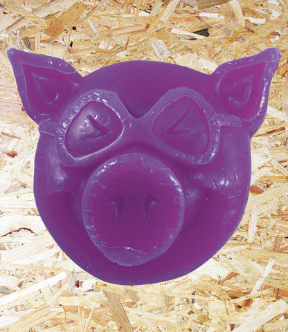 Pig Head Skateboard Wax - Purple. Level Skateboards, Brighton, Local Skate Shop, Independent, Skater owned and run, south coast, Level Skate Park.