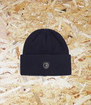 Polar, Double Fold, Merino, Beanie, Navy. Level Skateboards, Brighton, Local Skate Shop, Independent, Skater owned and run, south coast, Level Skate Park.