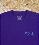 Polar, Stroke Logo, Tee, Purple. Level Skateboards, Brighton, Local Skate Shop, Independent, Skater owned and run, south coast, Level Skate Park.