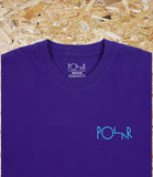 Polar, Stroke Logo, Tee, Purple. Level Skateboards, Brighton, Local Skate Shop, Independent, Skater owned and run, south coast, Level Skate Park.