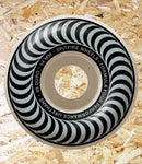 Spitfire Formula Four Wheels Classics 101DU Silver - 54 MM  Spitfire is the World's #1 urethane for a reason... Performance. Only the most advanced formulas and compounds are used for all wheels. Spitfire achieve the highest levels in tolerance and true speed.  Often imitated and never duplicated.  Spitfire wheels are the standard by which all skateboard wheels are measured.  RIDE THE FIRE, Level Skateboards, Local Skate Shop, Independent, Brighton