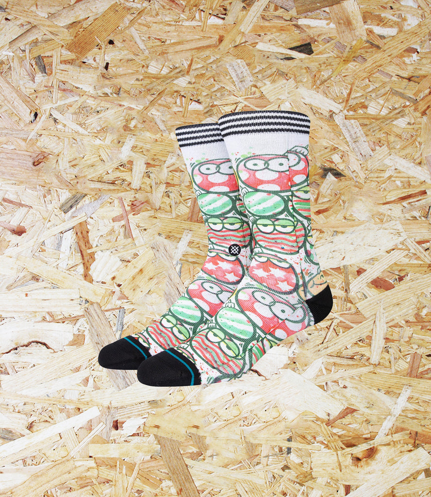 Stance Kevin Lyons Ornament Socks A555D22KEV-WHT in Stance Kevin Lyons Ornament Socks A555D22KEV-WHT in