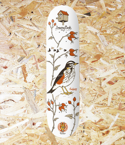 Drawing Boards, Redwing, Deck,  Redwing Deck,  8.5", 7-Ply Canadian Maple, Team Model Deck, Seasonal Birds Series, Brighton, Skate Shop, Level Skateboards, Independent 