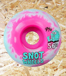Snot Wheel Co. Team Swirl Pink/Teal - 99a - 56mm. Level Skateboards, Brighton, Local Skate Shop, Independent, Skater owned and run, south coast, Level Skate Park.
