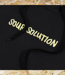 Sour Solution, Doodle, Hoodie, Black. Level Skateboards, Brighton, Local Skate Shop, Independent, Skater owned and run, south coast, Level Skate Park.